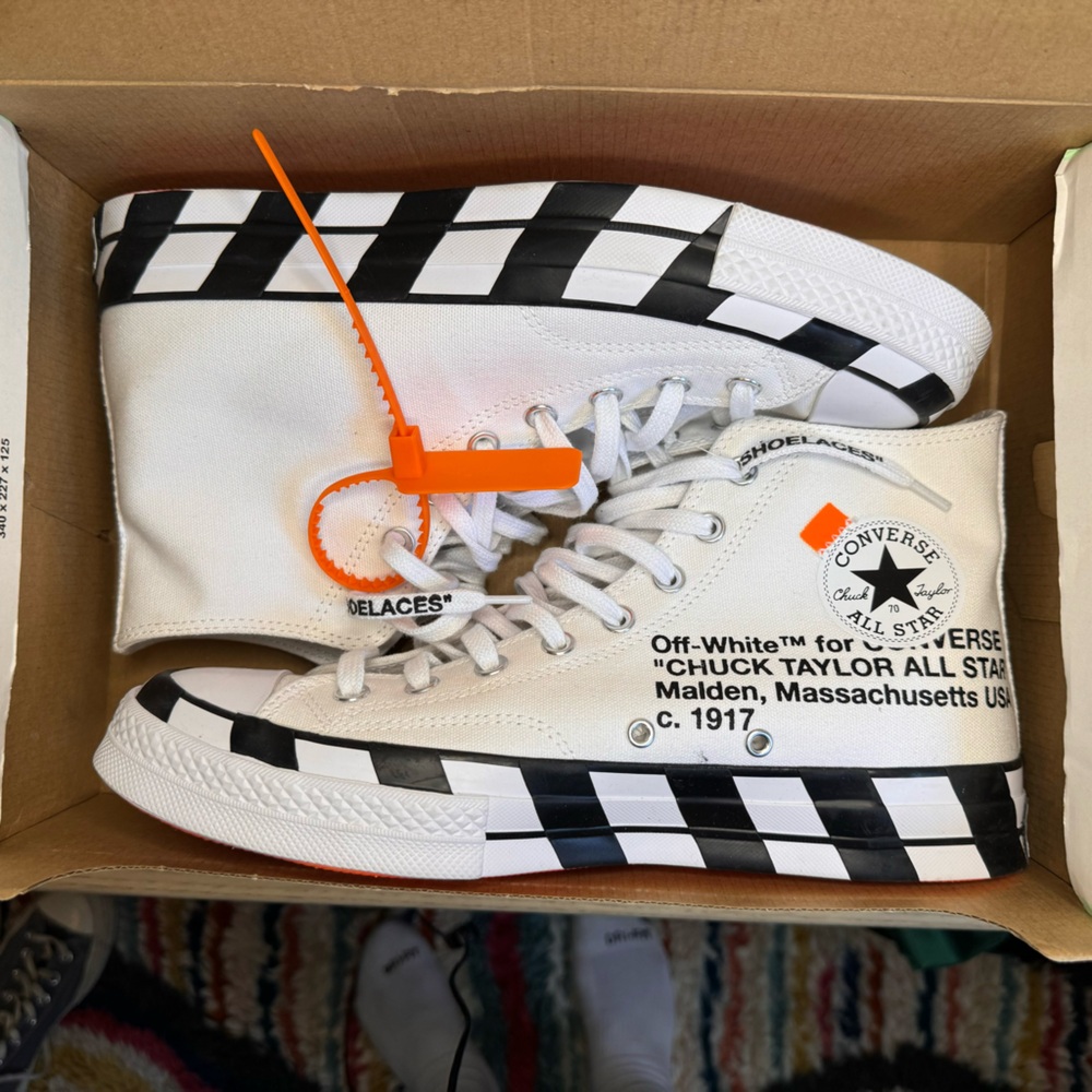 Off-White Converse Chuck Taylors BRAND NEW